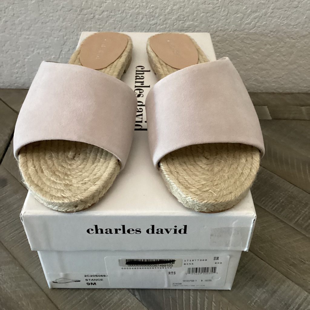 Charles David Stance Slide Sandal (Women), Size 9